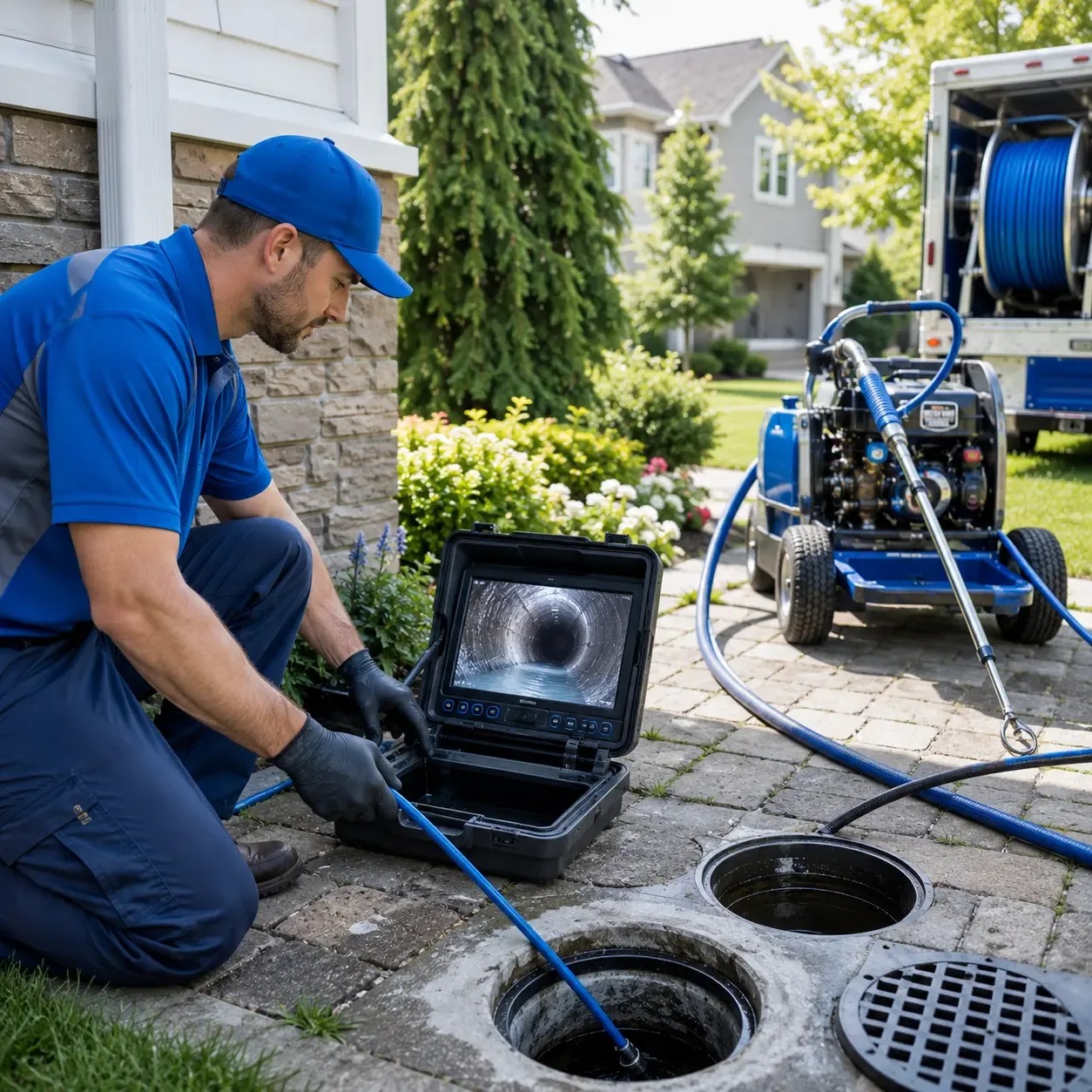 Outdoor drain cleaning professionals serving Alex, OK