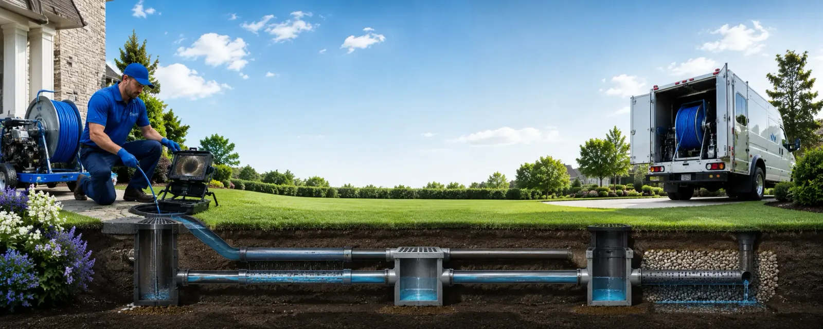 Outdoor drain cleaning information for Alex, OK